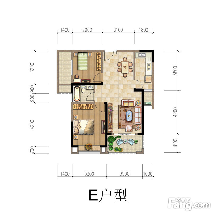 淮南山南壹号户型图图片