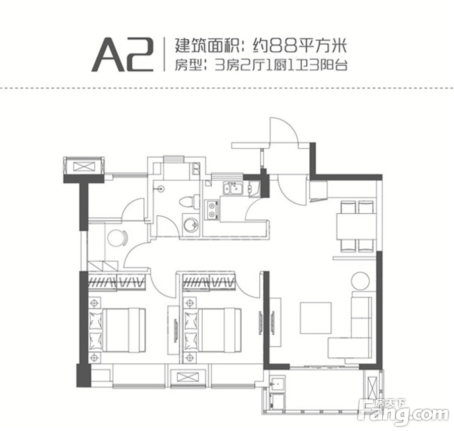 华润橡树湾户型图